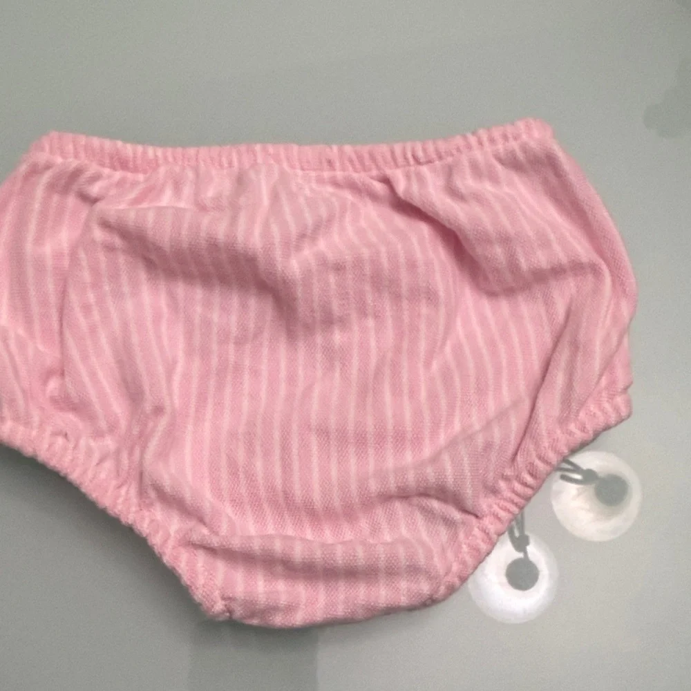 Ralph Lauren Pink Striped Polo Dress with Bloomer